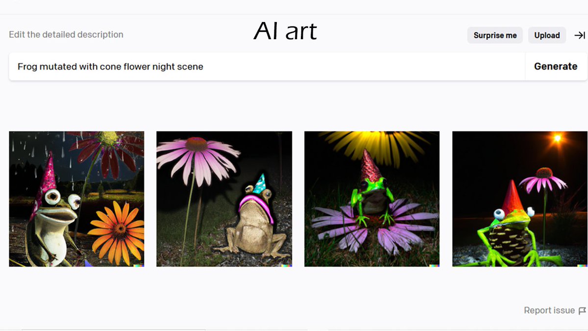 mars_ptl's tweet photo. Rarity proof of art in Mars PTL
Even AI couldn't create it coz its a unique,new &amp;original concept
Jeyo:a Martian frog mutated with coneflower https://t.co/N87RRH12at
#AIart #NFTCommuinity #NFT #NFTcollections #ETH #Ethereum #nftarti̇st #opensea #NFTCommunity #NFTs https://t.co/lDxZ2Cw51U