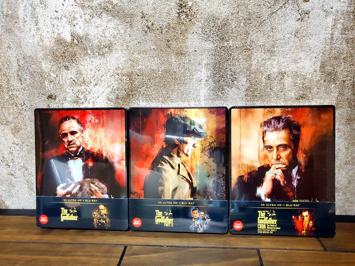 Cornrow_'s tweet photo. The godfather trilogy steelbooks

@media_psychos #TheGodfather #bluray #steelbook https://t.co/bXv6elGoiF