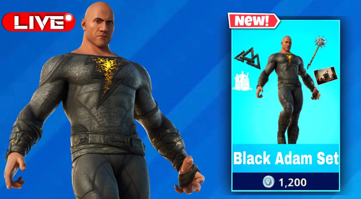 99_GI0's tweet photo. New BLACK ADAM SKIN in Fortnite! LIVE ( Fortnite Season 4 )
https://t.co/ToZE3h8dgX https://t.co/ll87Z1nGMG