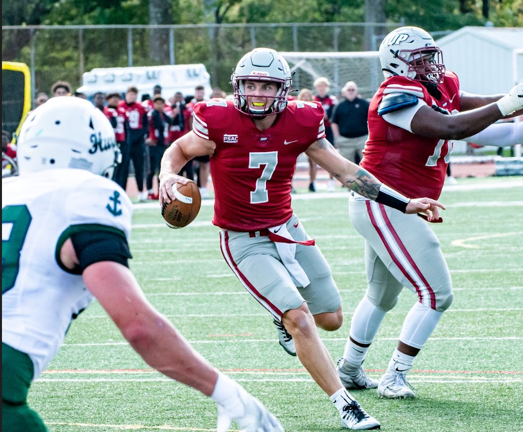 Totals from the last four games for <a href="/IUPfootball/">IUP Football</a> quarterback <a href="/MakSexton/">Mak Sexton</a>:

Completions: 70
Attempts: 112
Yards: 1,117
Touchdowns: 11
Interceptions: 1
QB Rating: 176.9