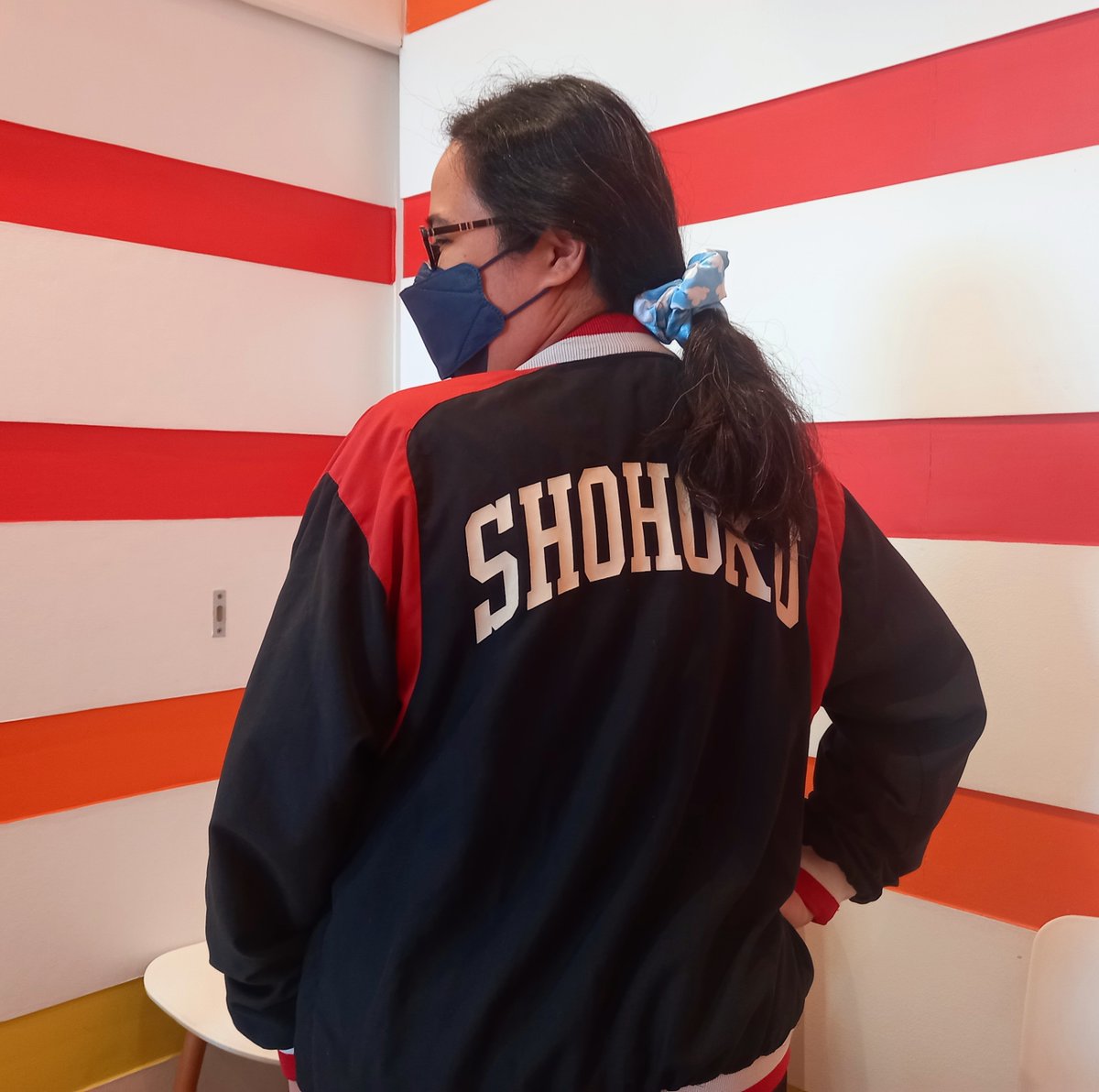 luckychan's tweet photo. I didn't get to take pics during the event again ahaha, but here are some pics with Mica before the event! Featuring my #LIYourself outfit, which is something along the lines of "If Kiminobu Kogure went to med school in SGUH", lol π https://t.co/SKD1a0ZH2w