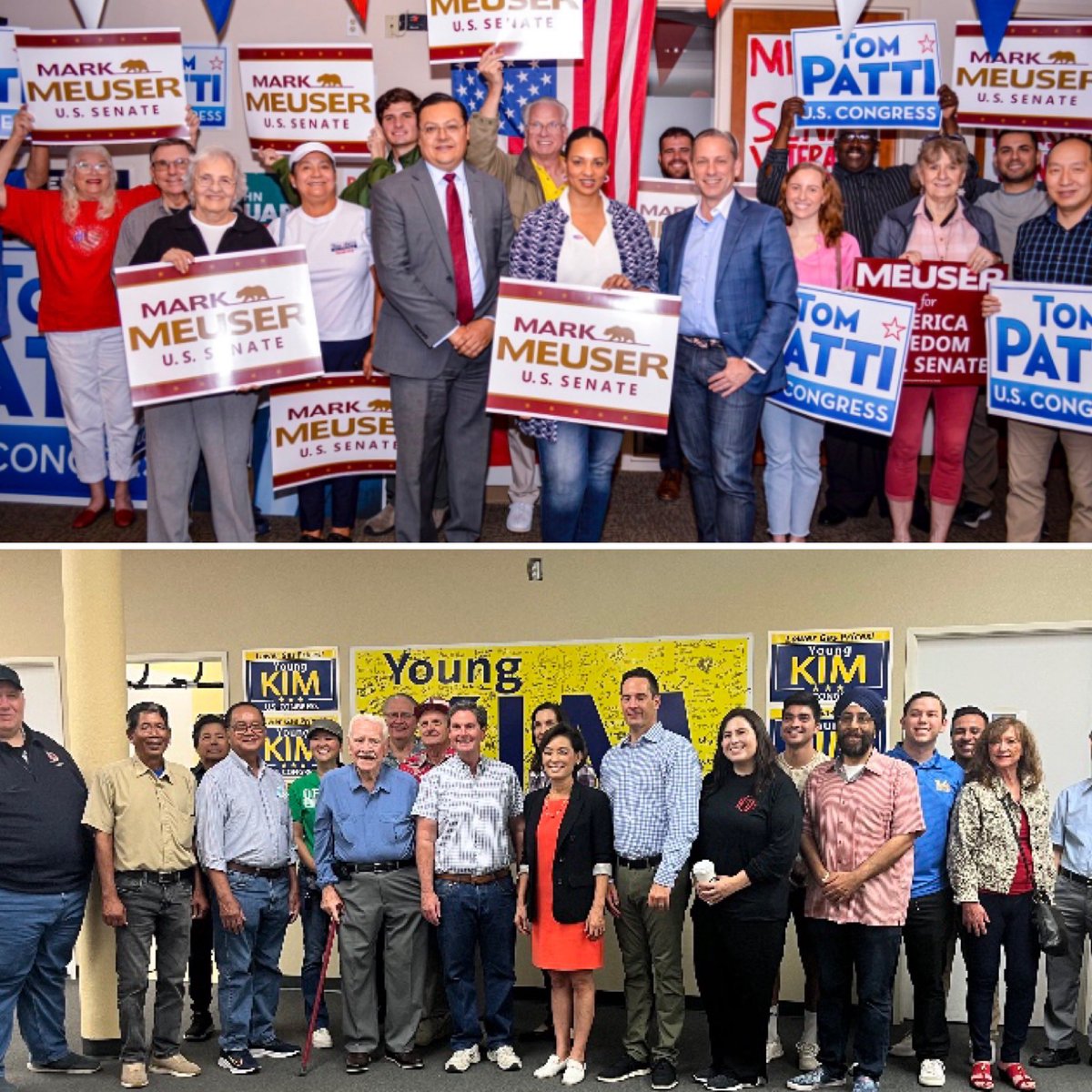 polisci_bryan's tweet photo. With 17 days until Election Day, #CAVictory was out in full force to GOTV for our California Republican Candidates. The energy and excitement on the ground is building and #LeadRight volunteers are leading the charge to ensure we #TakeBacktheHouse in November. #LeadRight #RedWave https://t.co/OMMyX2mM1A