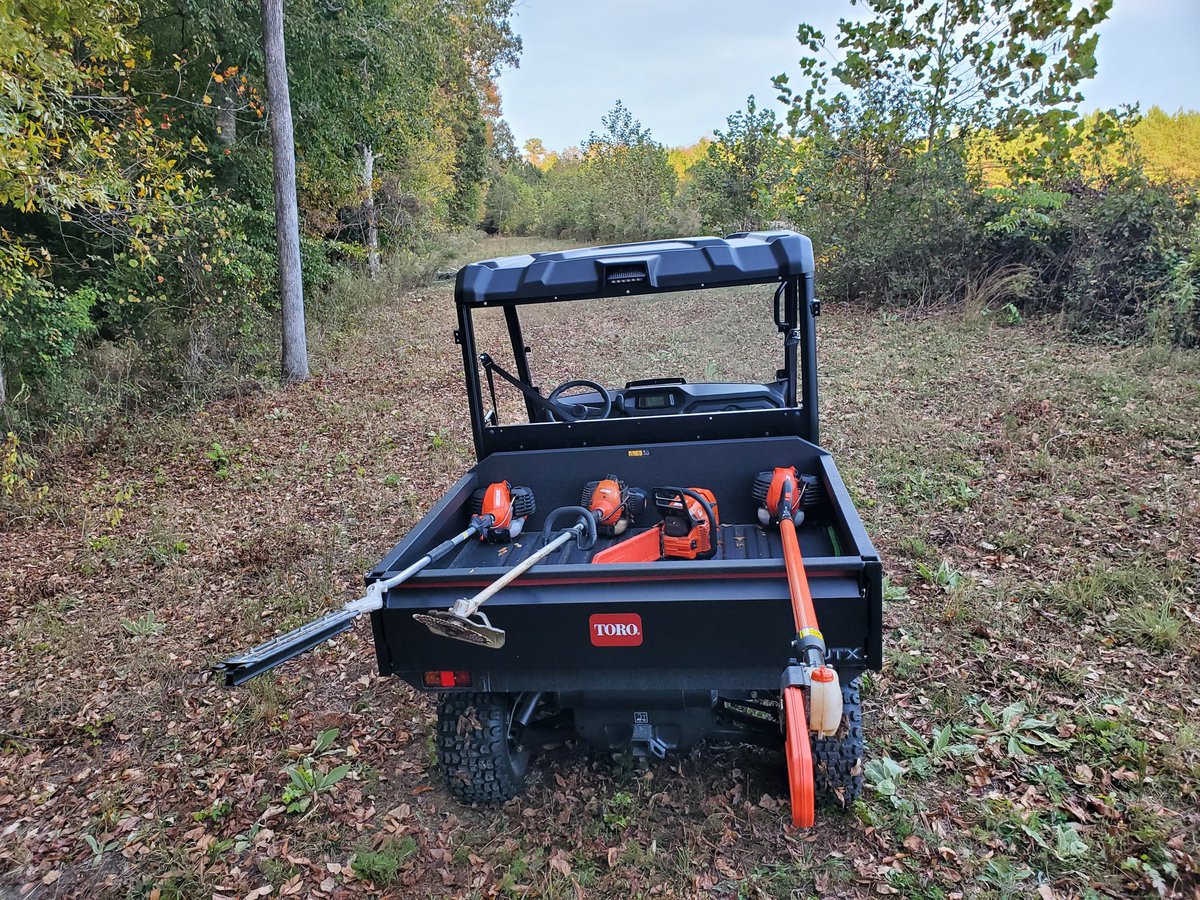 DaveMeltonOBX's tweet image. The demo model of the brand new Workman UTX from @TheToroCompany got here from @smithturf at a perfect time. Used it and my collection of Echo tools to put the finishing touches on the farm for deer season. Really nice truck for all around property maintenance.
#letmeshowyou