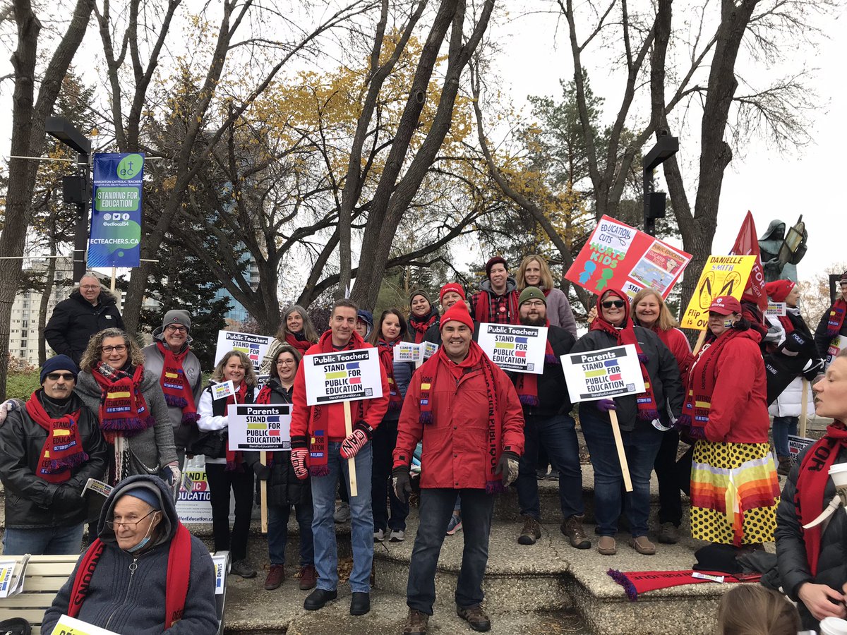 Rally time #StandForEducation