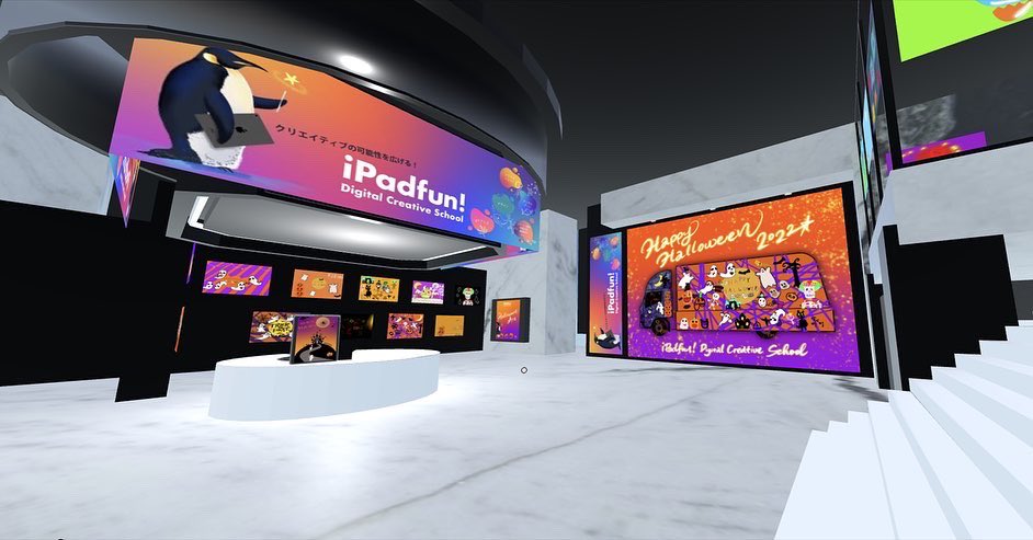 ipadfun_'s tweet photo. iPadfun!
Digital Art Exhibition
in Metaverse
メタバース作品展!!!✨⭐️
iPadfun!の教室に通う子たちのデジタルアート作品&私のプロジェクト@kanapen_jp のMoffyMonsterの作品展示!♥️♥️
https://t.co/8sKDNLcZgE
是非、ワールド楽しんでください💓
#デジタルアート教室
#iPadfun! https://t.co/snxg2Pb8Kb