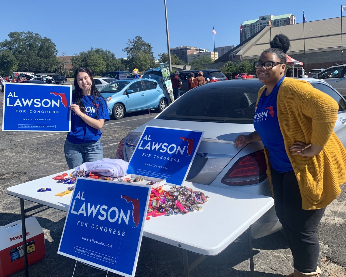 The Lawson campaign attended Trunk or Treat at FSU and had plenty of candy for all of the kids that visited. #FL02