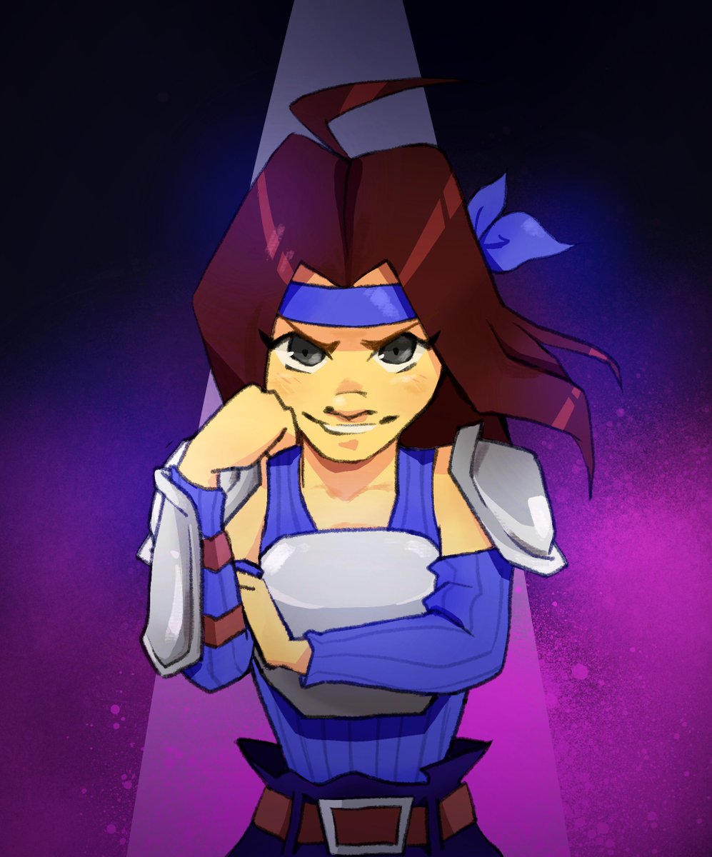kitkait_creates's tweet photo. Rae from Punch Up! ✊ fanart for my dear @RevvyPM and  @CurdleGames 

#characterart #procreate #oc #ocart #originalcharacter https://t.co/CtSCRYkULr
