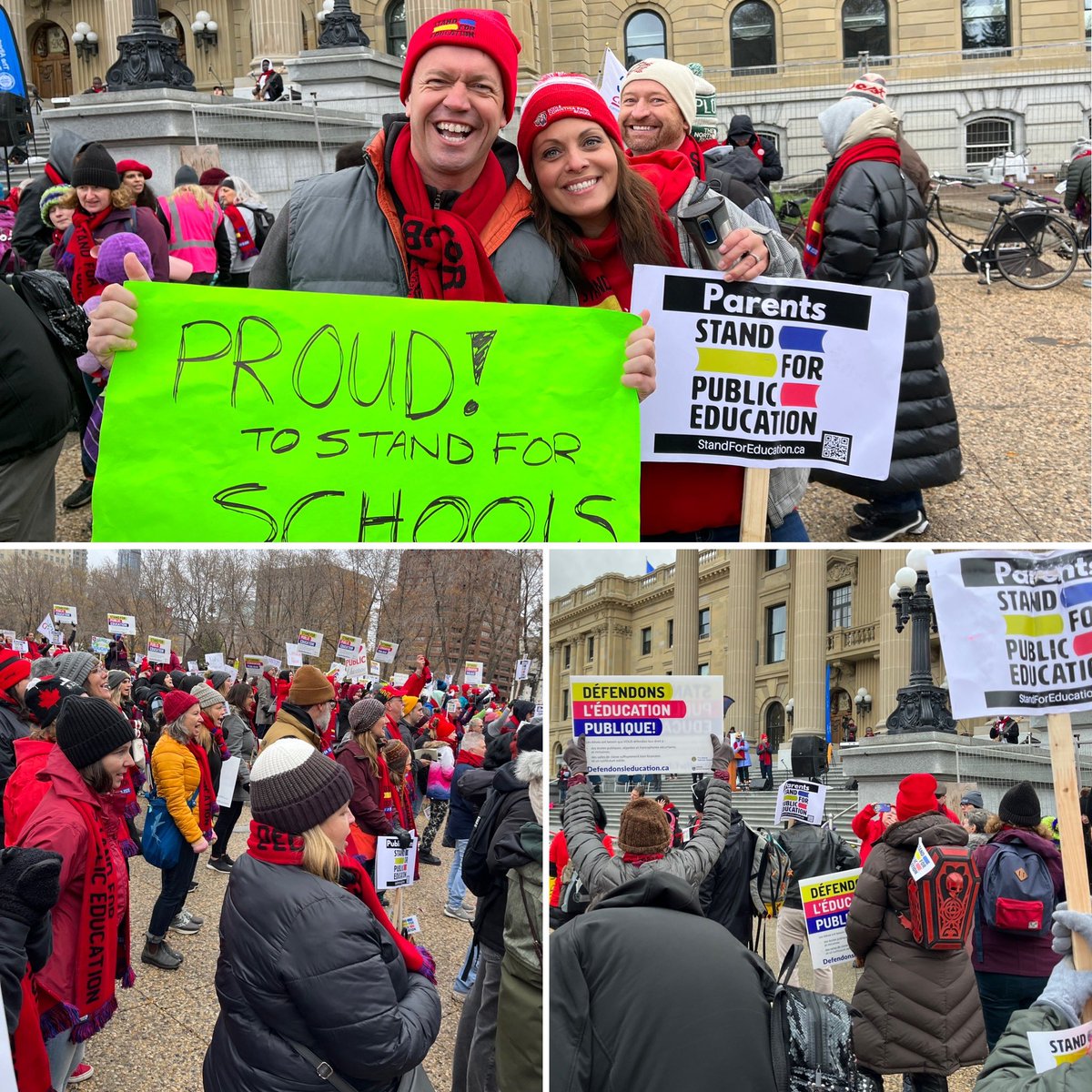 Proud to stand for public education #standforpubliceducation #albertateachers