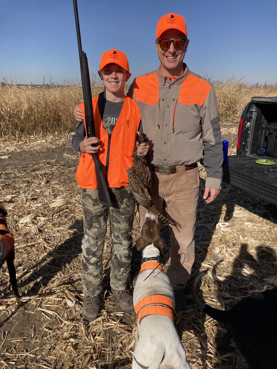 HuntFishGolfIA's tweet photo. @pheasants4ever @BobStPierre @IowaPFQF  - 2 of 3 harvested their first rooster = successful youth hunt https://t.co/Z85wJJr6jt