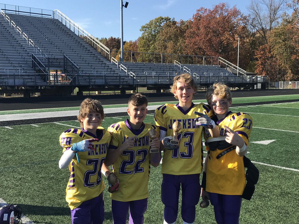 We are very proud our multi sport dudes. These boys were able to get it done on the Gridiron beating a very good Lake Team.  Now we move to Bssketball and Wrestling season!  #compete #Homegrown <a href="/JHSbaseball2014/">Jackson Baseball</a> <a href="/JHSPolarBearsFB/">Jackson Football</a> <a href="/JMMS_Athletics/">JMMS AD</a> 🏆🏈