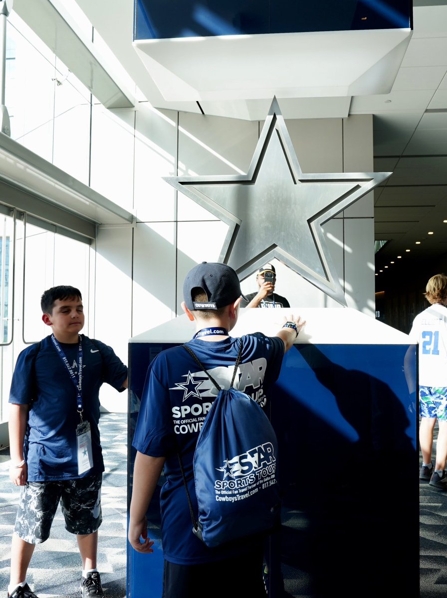 StarSportsTours's tweet photo. Don’t forget about our tour of THE STAR in Frisco after the meet &amp; greet! So much fun checking out Cowboys memorabilia and their practice facility!

#DETvsDAL
#DallasCowboys  #CowboysNation #CowboysTravel #WeDemBoyz #onlyatSST https://t.co/aSYTWwNhgT