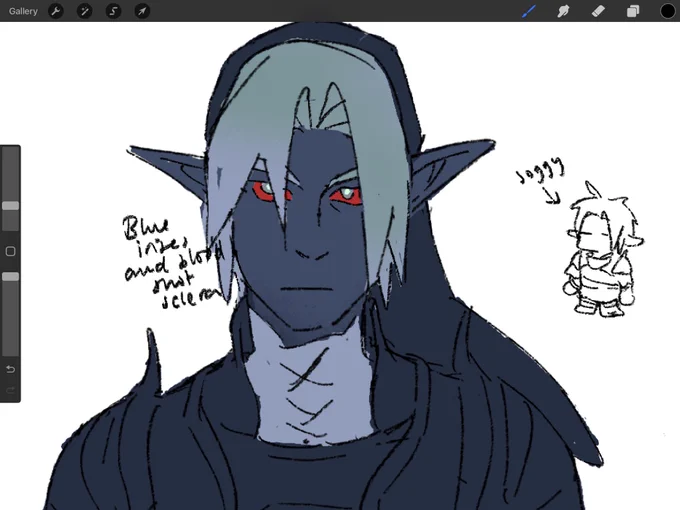 Without the rendering he looks so Done 