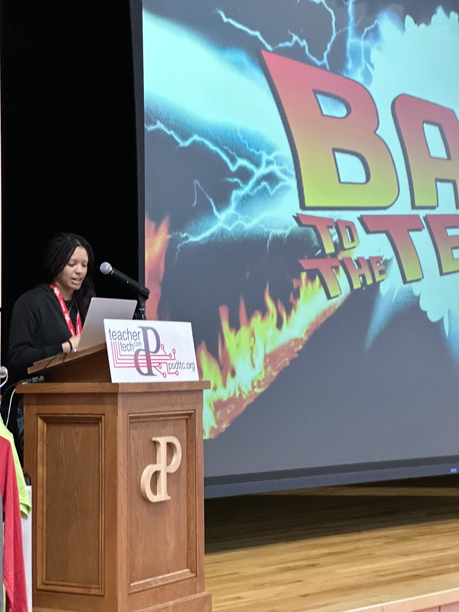 TeacherTechCon's tweet image. How about those student ignite talks to end the day? #psdttc22
