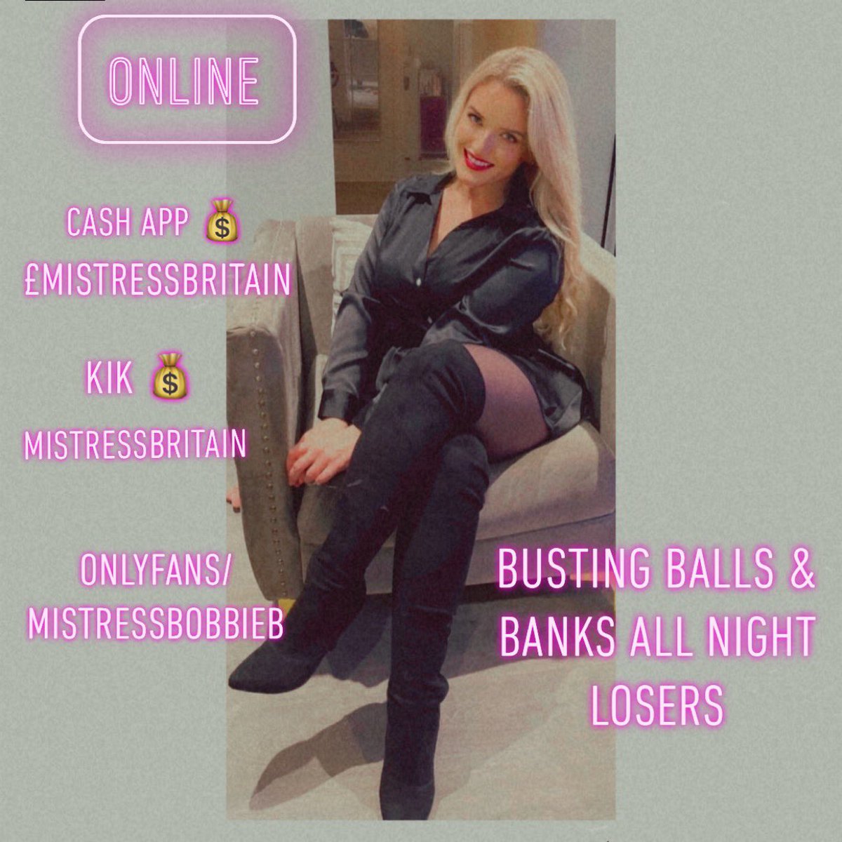Mistress Britain ♠💸 on Twitter: "Sissy Saturday 🍆😈💰sissy training