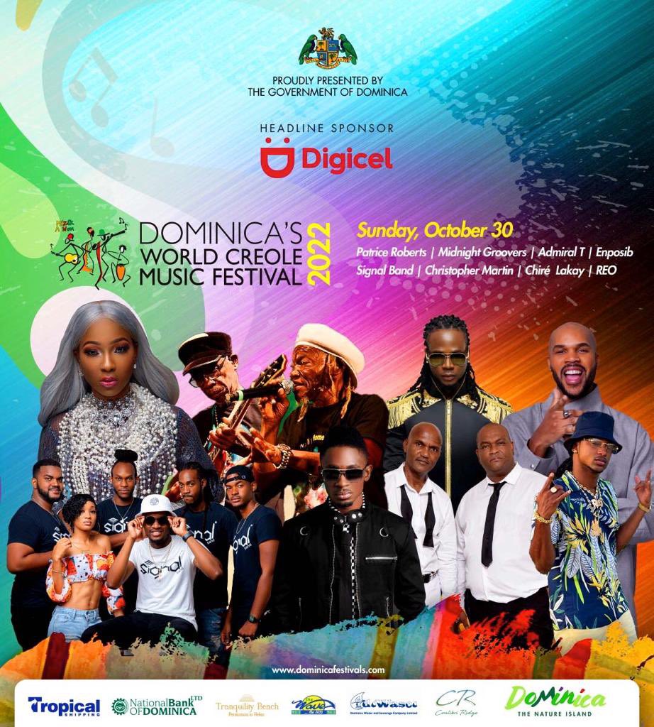HeyNakala's tweet photo. And of course the big bad weekend!! 
#ReuniteWCMF22 #WCMF2022 #TheNatureIsland #CreoleMusic #DiscoverDominica #dominicafestivals #Caribbeanfestivals #Festivals #events #Music #safeinnature #dominica https://t.co/BEQ0mzvV4H