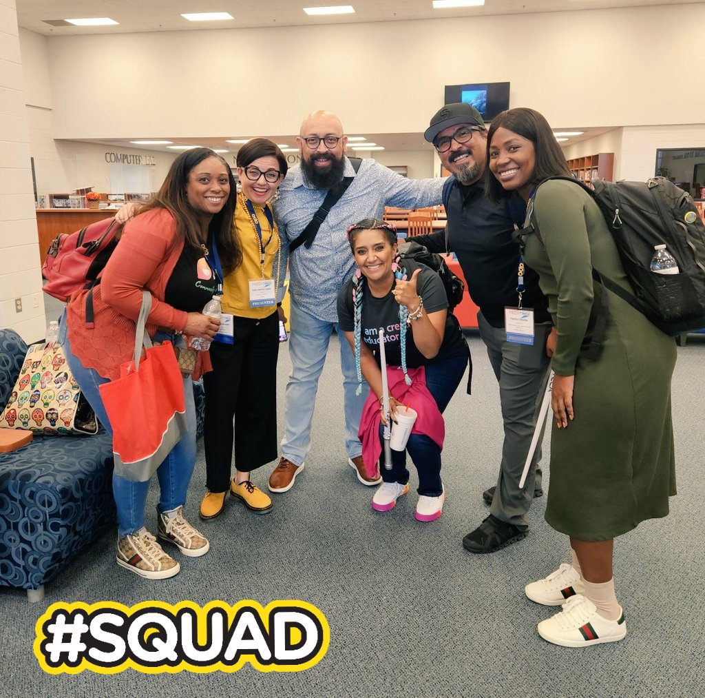 Finally met <in person> some of my AMAZING twitter Family! #Mentors #AdobeEduCreative #adobelife Thank You for sharing a sweet smile with me!! ❤️❤️