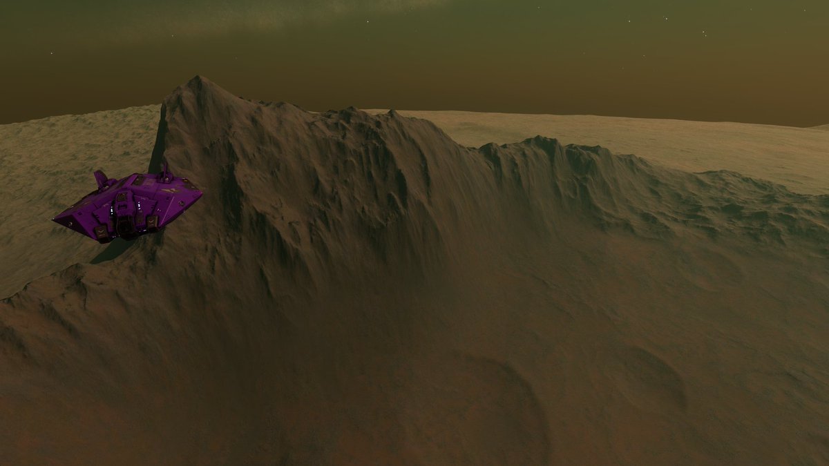 trampyjoe's tweet photo. Found myself a nice mountain .. just under 8KM high and I fell off from about 6km in my SRV. 

That was a scary descent as I only have the one SRV on this trip!

Should've used the gentle way up rather than the sheer cliff 🙄 https://t.co/4epqdyBdJh