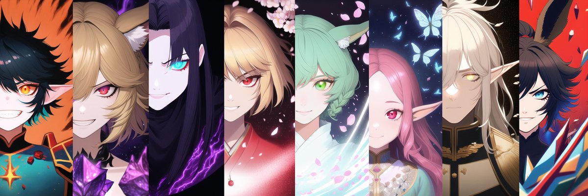 EndiKyrie's tweet photo. Was'a having fun with NoveAI and ended up making a Banner for my Floogies ~ Let me tag a few of those mfs >:) @AmiaLinara @Arcuyasan @MaliaMordred
#ffxiv #FF14 #NovelAIDiffusion #NovelAI #ffxivstatic #floogies https://t.co/qSZEdExGus
