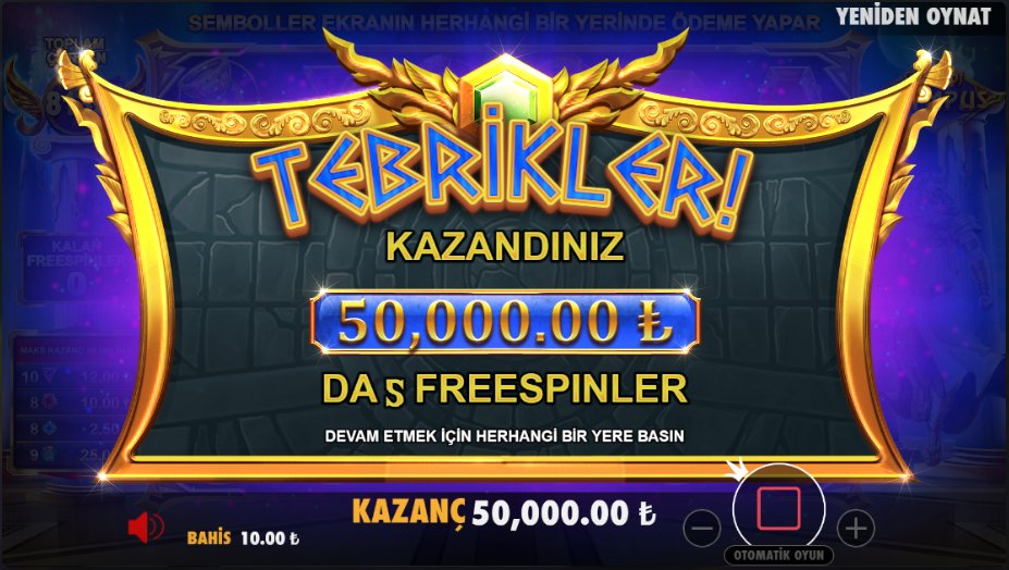 GoodBahis's tweet photo. 😍Gates Of Olympus'ta 10 TL'ye 50.000 TRY Kazanan Üyemizi Tebrik Ederiz!

📺Video: https://t.co/h2nU0VffW2

➡️GoodBahis Giriş: https://t.co/vJ2KtkseCp https://t.co/khYvSb5KTQ