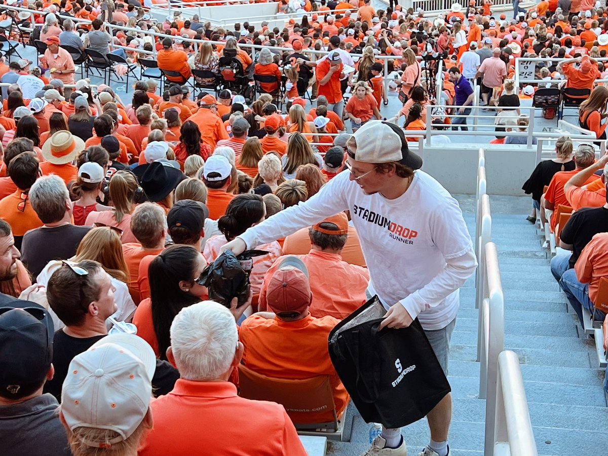 In-Seat delivery changes the game! 

No one should ever have to spend the game waiting in line. Use the StadiumDrop app to stay in the moment.

#inseatdelivery 
#okstate 
#stadiumdrop
#wedeliver 
#mobileordering 
#gopokes