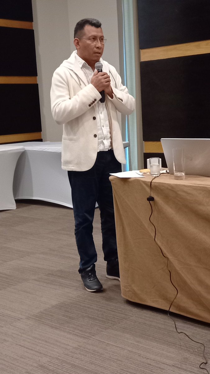DonaldDrojas's tweet photo. Panamá Precop Biodiversisad Dario Majia Presidente del Foro Perbabente paea cuestiones ingenuas de la ONU " nada sobre los Pueblos indígenas se debe realizar sin los indigenas". En su salydo en ka Pre cop y en relación a las negociaciones sobre el nuevo marco Global sobre Biodi https://t.co/awmksXt0qL
