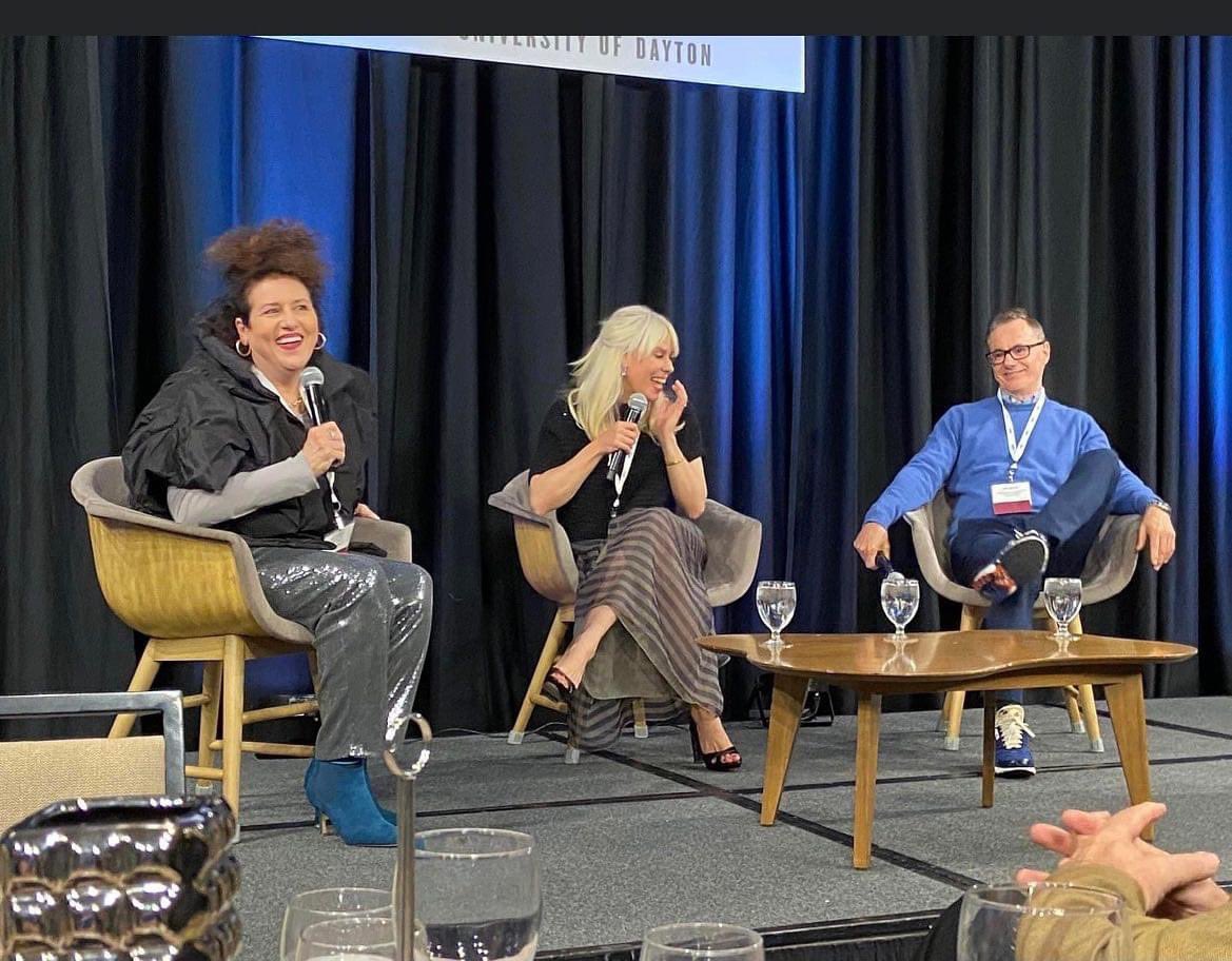 adogspurpose's tweet photo. Keynote speakers with best selling author Adriana at the Erma Bombeck Writers’ Workshop; W. Bruce Cameron &amp; Cathryn Michon were described as a “power couple”. That power is heart. No wonder their books &amp; movies touch and inspire so many. #adogspurpose #adogsjourney #adogspromise https://t.co/CsdU692HtL