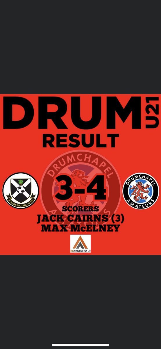 What a result for the boys today after being 2-0 down at half time to make it 4-3 with the last kick of the ball and to go top of the league. In what was a very physical game which seen 3 red cards #MTD 

<a href="/jackcairns07/">Jack Cairns</a> ⚽️⚽️⚽️
<a href="/MMcelney/">Maxxy 🅴</a> ⚽️

MOTM <a href="/jackcairns07/">Jack Cairns</a>