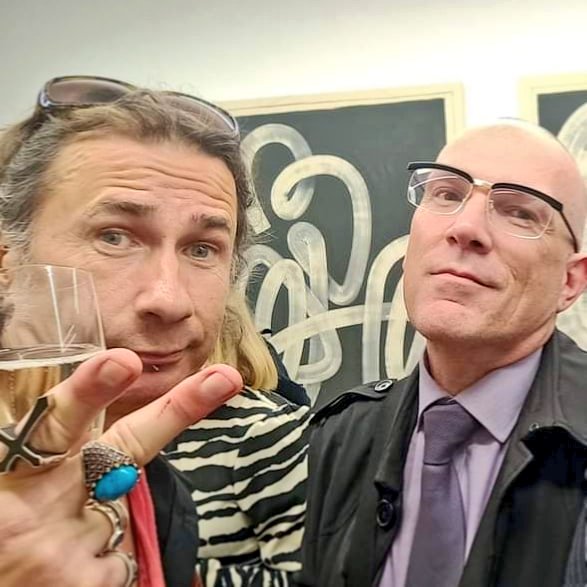 The Soi at the PV of ‘Yes, And Other Things’ by US contemporary abstract painter, Cat Spilman <a href="/Rhodes__Art/">RhodesContemporaryArt</a> absolutely worth seeing this one.
#contemporaryabstract
#londonartscene
#sonsofincoherence
#privateview
#artgallery