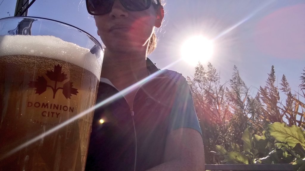sbg_arch's tweet photo. Perfect day for a long #teamsilverbird #ottbike ride and beer at the Dominion City Brewery. https://t.co/G2gjPql8yo