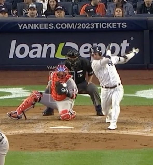 HoodieGleyber's tweet image. How do you miss this