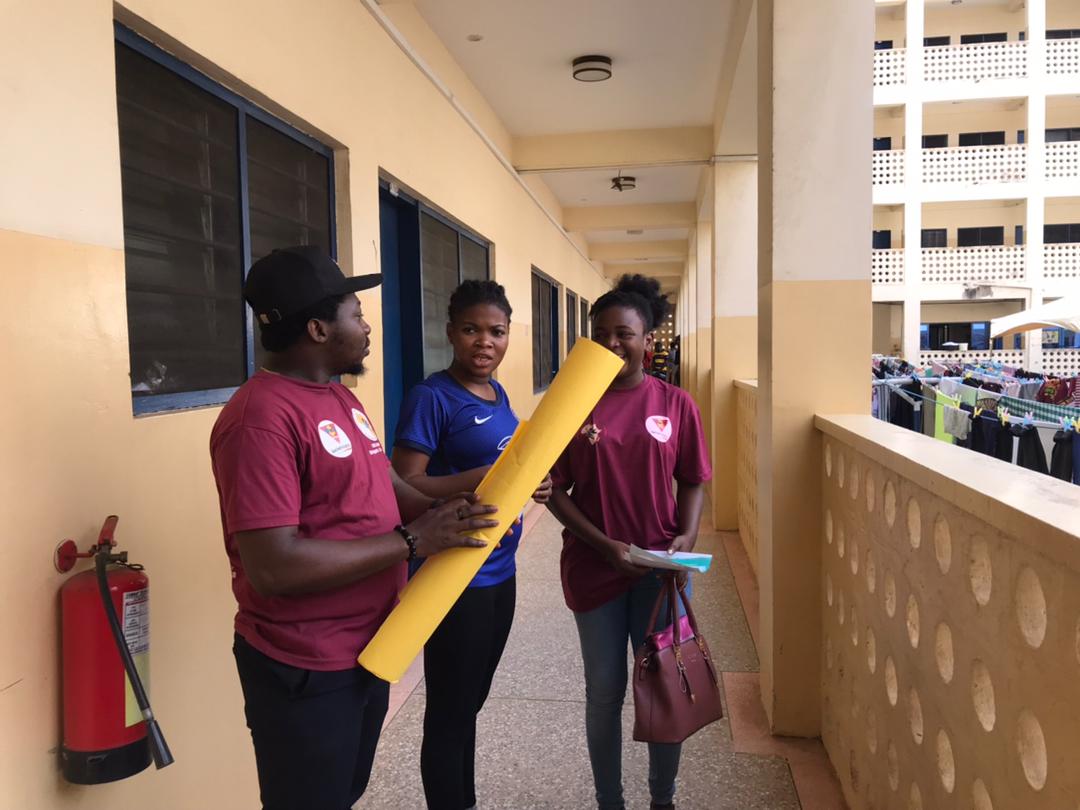 TheoKing1first's tweet photo. Today YAM CAPE COAST Branch had a successful outreach in Supernuation Hall. And was all about #End Period Stigma Campaign # End Period Poverty. Students were referred to PPAG Cape Coast facility for services and the YENKASA call line was given out along with fliers. https://t.co/JlksEOUlhw