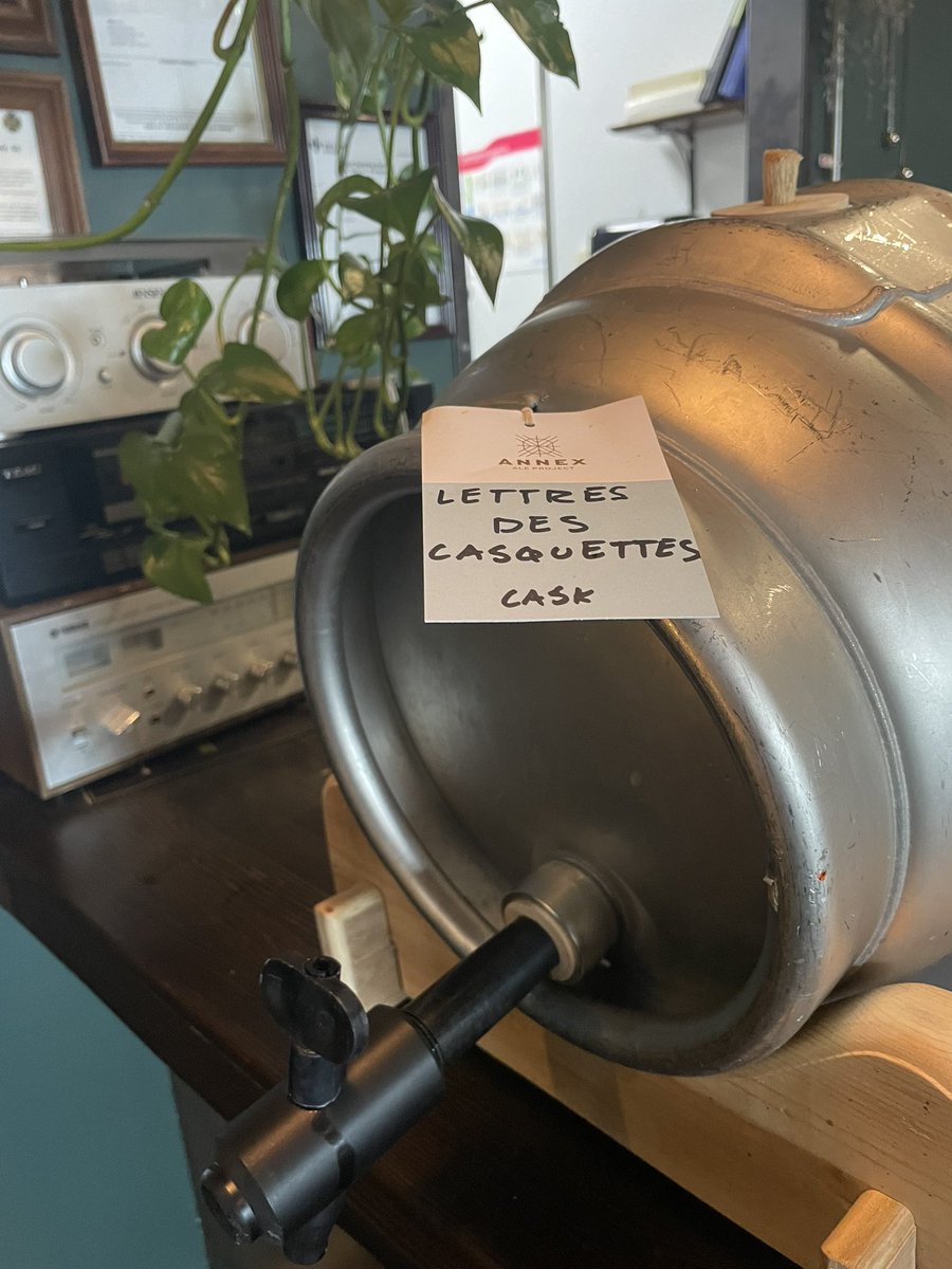 Annex Ale Project (@annexales) on Twitter photo Caskās tapād! Casket Letters schwarzbier. No fuss, no gimmicks, no tricks. Black Lager in a cask <a href="/RainDogBar/">Rain Dog Bar</a> just like your local cicerone likes it. Caskās tapād! Casket Letters schwarzbier. No fuss, no gimmicks, no tricks. Black Lager in a cask <a href="/RainDogBar/">Rain Dog Bar</a> just like your local cicerone likes it.