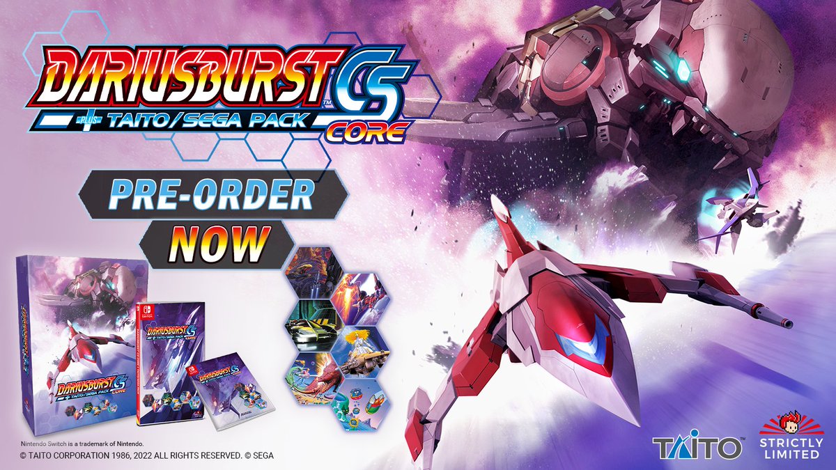 SEGAコラボ Switch ダライアスバースト CSコア＋タイトー/セガ パック