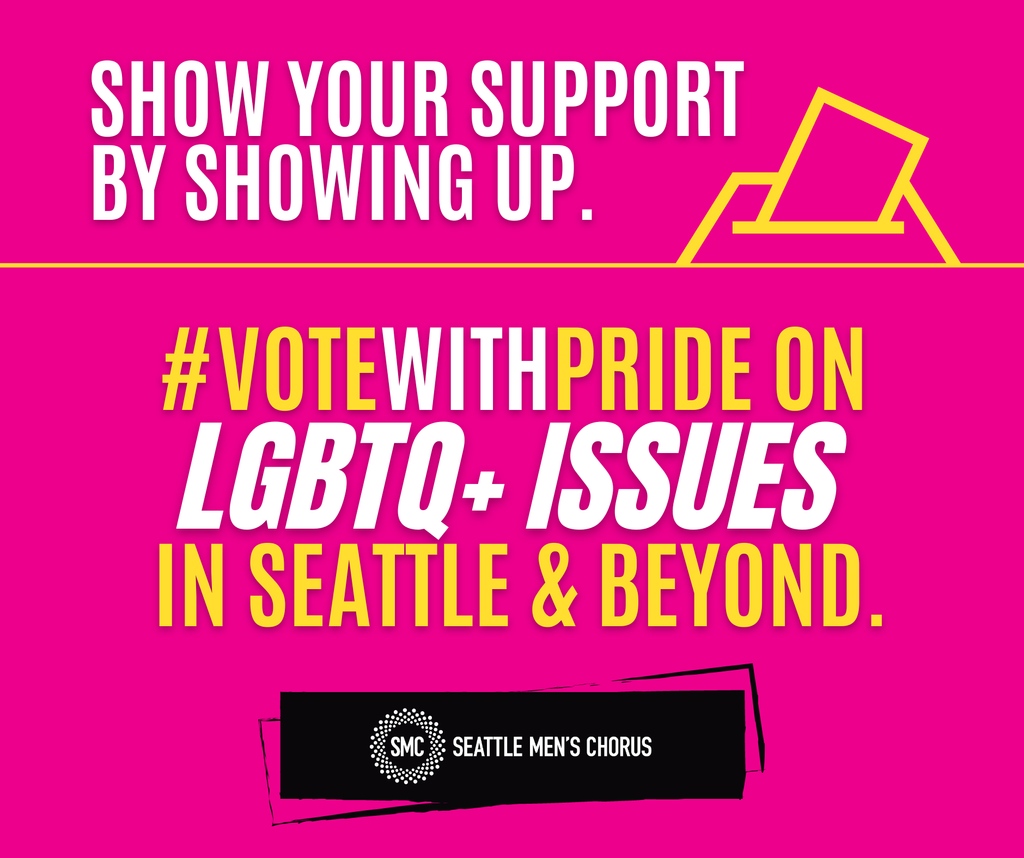 .@OurPrideSeattle wants you to feel empowered to vote in alignment with your values, specifically when it comes to making choices that impact the LGBTQ+ community. Check out the “Vote with Pride” online HQ: seattlepride.org/vote-with-pride #SeattlePride #VoteSeattle #VoteWashington