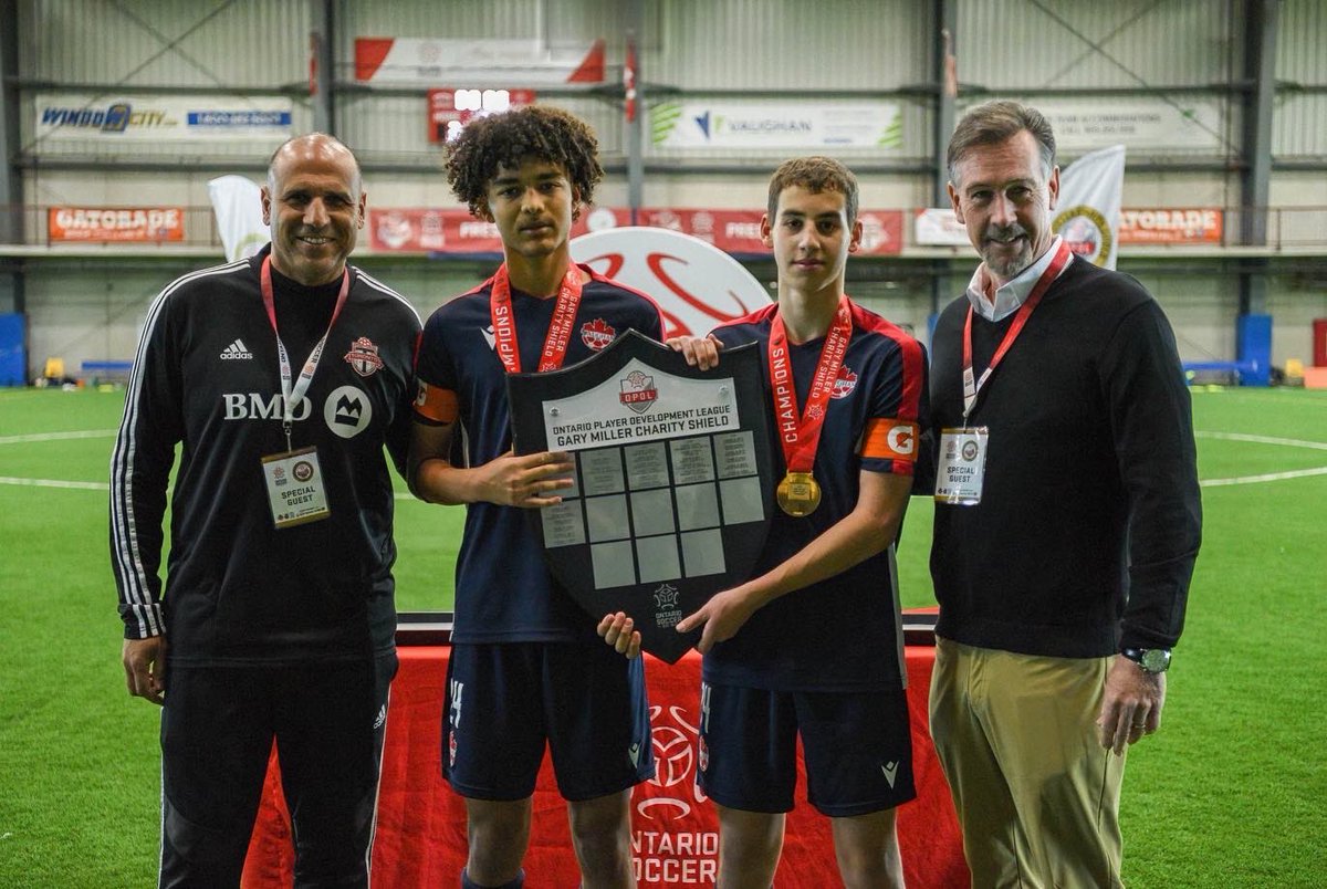 Congratulations to our OPDL U15 Boys for winning the 2022 Boys U15 Gary Miller Charity Shield after defeating Sigma 3-1 in an exciting Finals. Congratulations to the players, Coach Jeff and staff! Well done! 🏆<a href="/OntarioIsSoccer/">Ontario Soccer</a> <a href="/CanadaSoccerEN/">Canada Soccer</a> <a href="/vaughansoccercl/">Vaughan Soccer Club</a> <a href="/L1OMens/">League1 Ontario, Men’s Division 🇨🇦</a>
