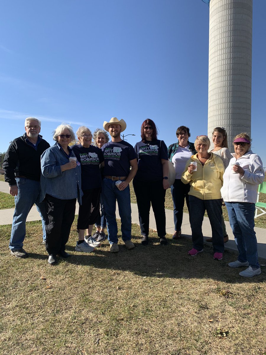 RobinsonIowa's tweet photo. The campaign trail is made easier by the folks who support us! Thanks to everyone who joined me today in Asbury! https://t.co/4EyJqL1URG
