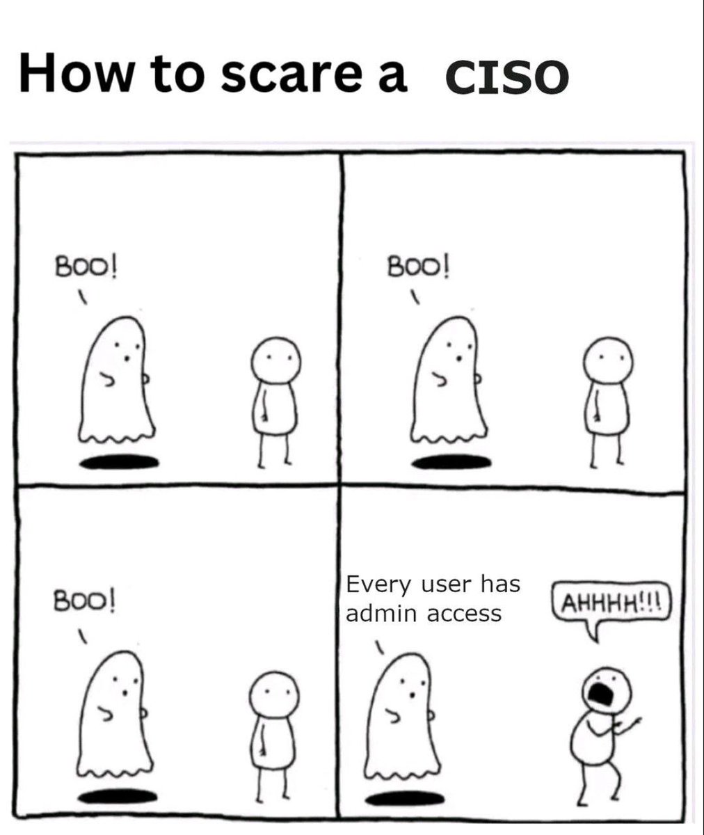 Good #CISO joke!

#security