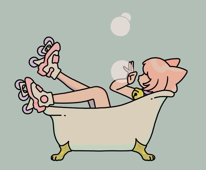 「浴槽 ショートヘア」のTwitter画像/イラスト(新着)｜2ページ目