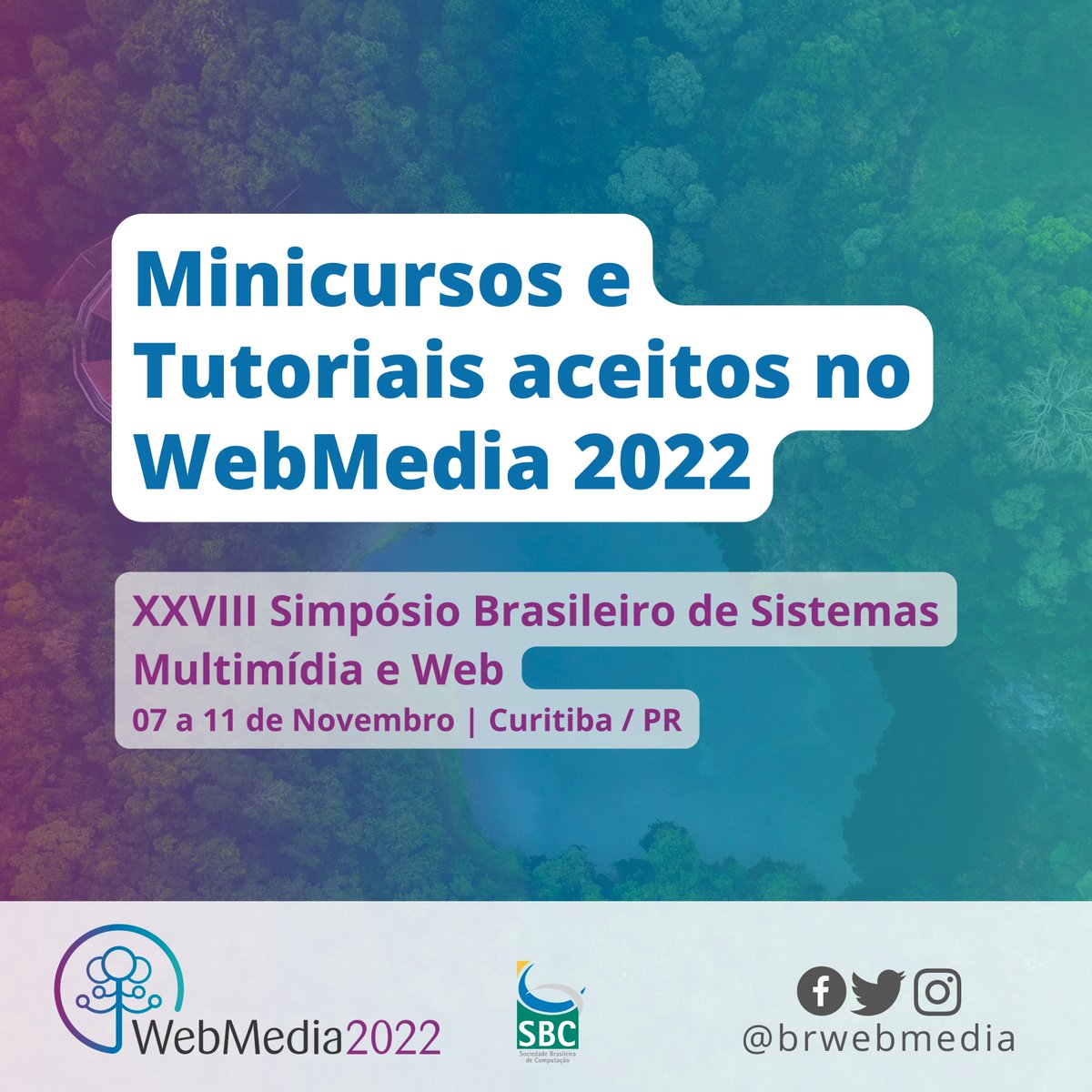 brwebmedia's tweet photo. ✅ Confira os minicursos e tutoriais confirmados do WebMedia 2022

➡️ Saiba mais no site oficial: https://t.co/9kT0XwflK5

#webmedia #webmedia2022 #sbc #minicursosetutoriais https://t.co/RvvtOPdtvj
