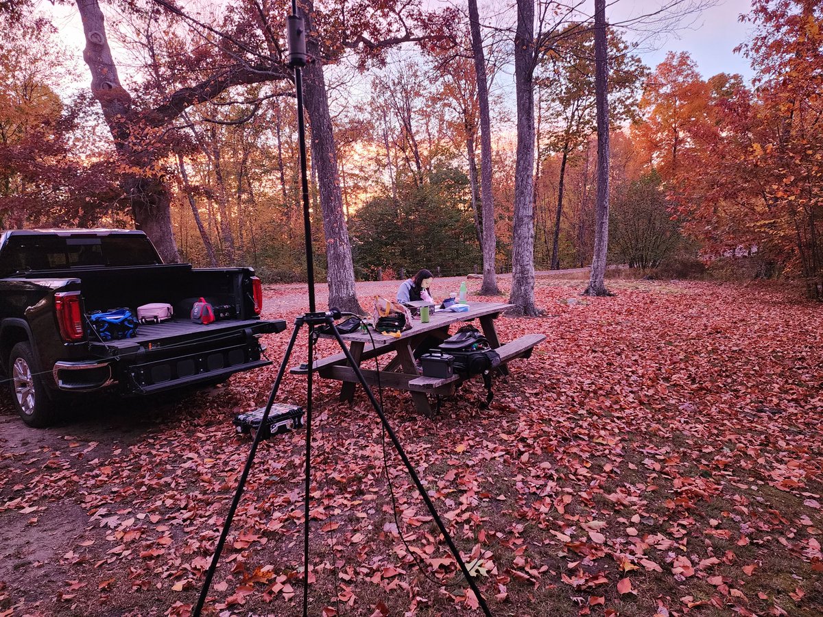 What a way to end a day with <a href="/KC1MEB/">Bean Lefebvre</a>. Park K-1683 Hurd State Park.

No color filter on this photo. Just autumn in New England.