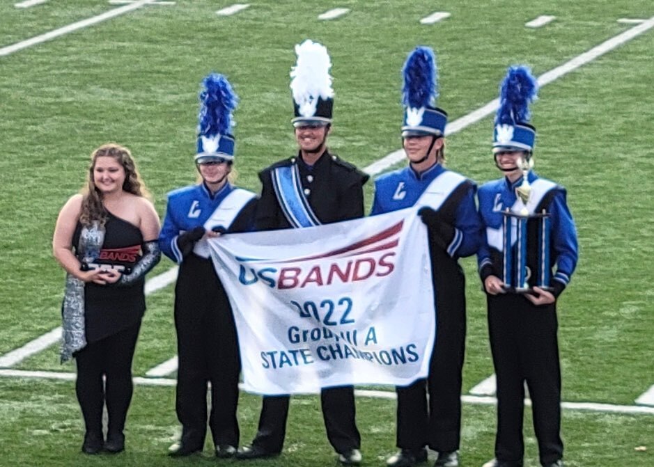 leonardtownband's tweet photo. Congratulations to the Maryland IIIA State Champions, with a score of 86.3!
Caption Awards for:
Best Colorguard
Best Visual
Best Sound
Best Percussion
Best Overall Effect
.
📸 Penny McKay
.
.
.
#woodwinds #brass #pit #drumline #colorguard #thison… https://t.co/3B6xxaXChv https://t.co/icK4sQdcVY