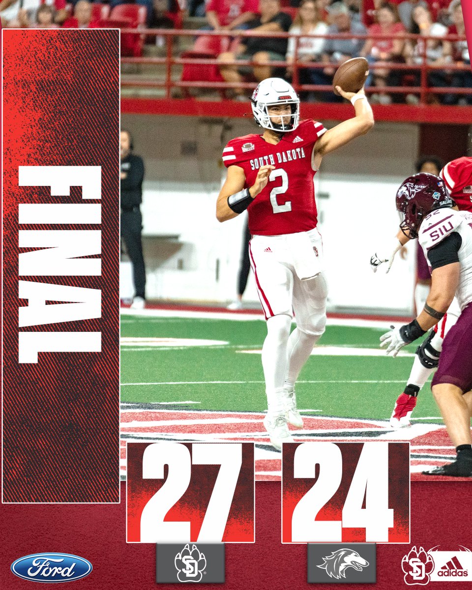 SDCoyotesFB's tweet photo. 𝗗-𝗗𝗮𝘆𝘀 𝗗𝘂𝗯‼️

#WeAreSouthDakota x #GoYotes 🐾 https://t.co/kewMht1BZH