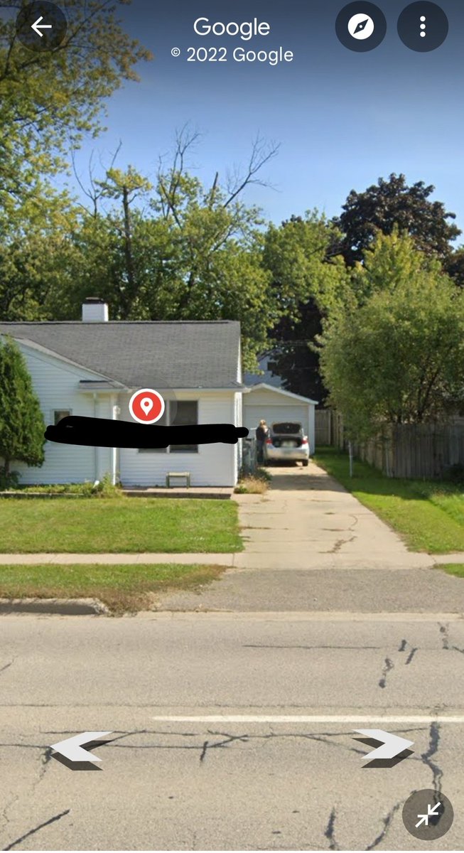 iPerriwinkle's tweet photo. @googlemaps recently updated street view for my house 🤗 on the day my ex was moving out 👌  so every time i look up my address, I'll be reminded 🙃 https://t.co/7v6Zh4vHCW