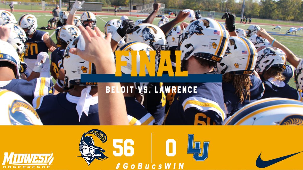 BeloitBucsFB's tweet photo. BUCS WIN! #GoBucsWIN https://t.co/iqn4KiIhDg