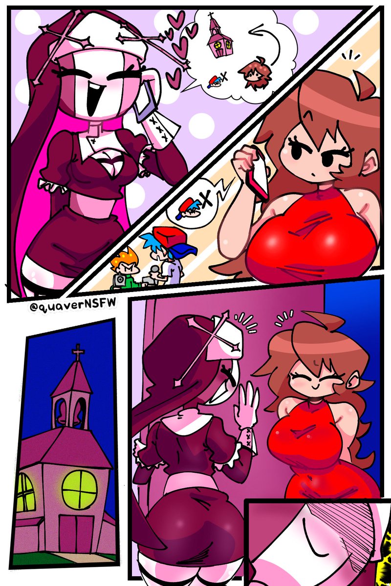 quaverNSFW's tweet photo. Comic Pages commission For @Droideka17 
Thanks!!
little comic with Sarvente and GF♥️ 
(1/6) (2/6)
#commissionsopen #Commission #ComicArt #NSFWcomics #nsfwtw #nsfwtwtr #fridaynightfunkin #fridaynightfunkinnsfw #Sarvente #fnfgirlfriend https://t.co/0B4T075f1M