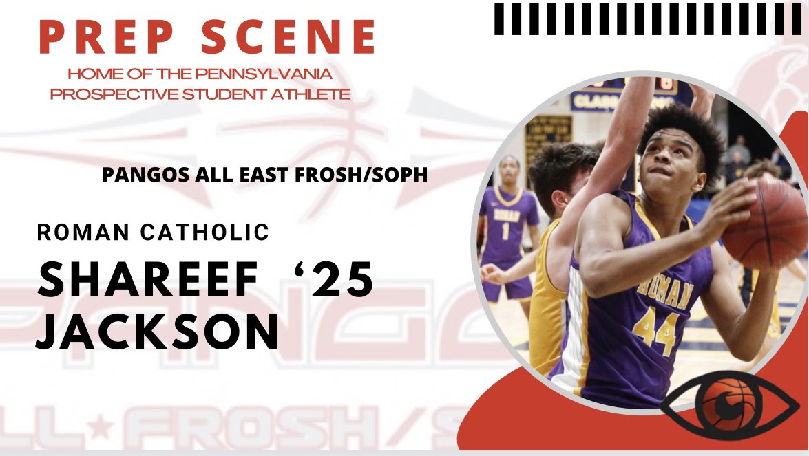 PrepScene's tweet photo. 2025’s Shareef Jackson 6’7 and Cheikh Fall 6’8 of the Pennington School (NJ) competing against each other was special.  Both have huge upsides.  Jackson passes out of the post as well as any big I’ve seen today!!!  Makes guys better out of the post #BESCENE 👁️ @PangosAACamp https://t.co/RYxYD2aGVI