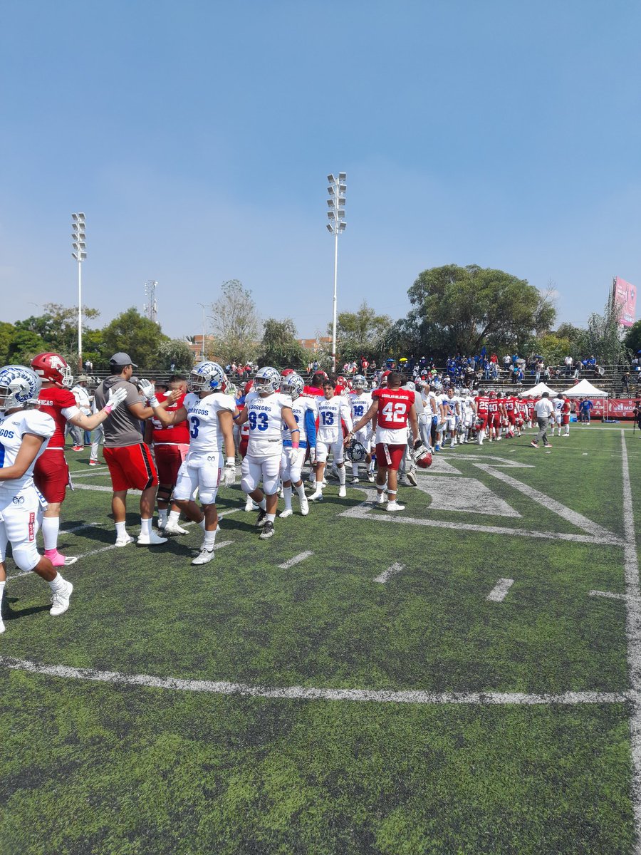 Triunfo de las <a href="/AguilasIPN/">Águilas Blancas IPN</a> sobre los <a href="/CCM_Borregos/">Borregos CCM</a> 28-0 🏟📷🦅
<a href="/OnefaOficial/">ONEFA Oficial</a> 
<a href="/ipndeportes/">IPN Deportes Oficial</a>