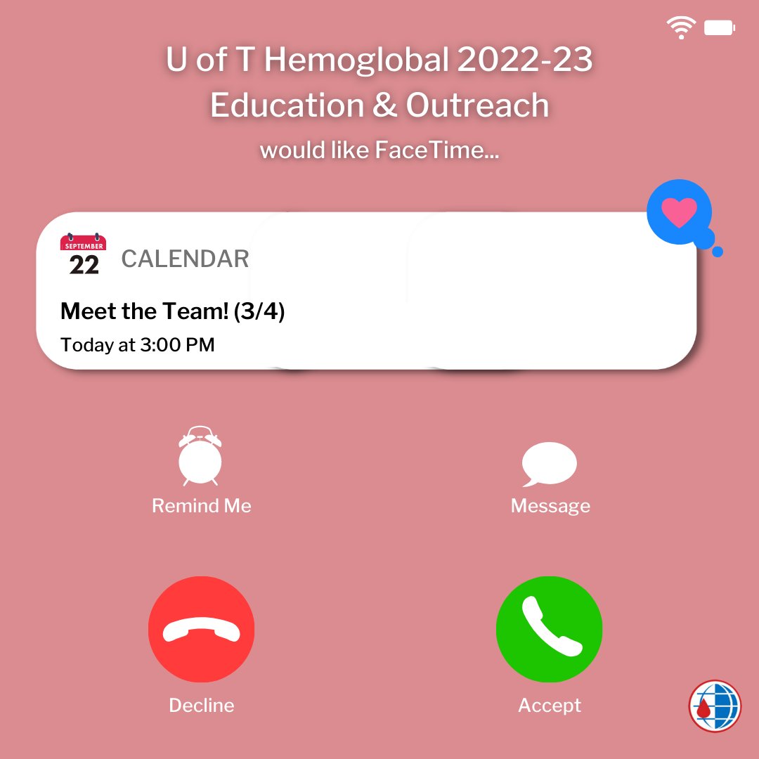 hemoglobaluoft's tweet photo. Presenting our last and final subgroup, Education &amp; Outreach! They are so excited to get started with the amazing projects they have in store. For more information: https://t.co/5OIzqvU3is https://t.co/aplo6AIlIb