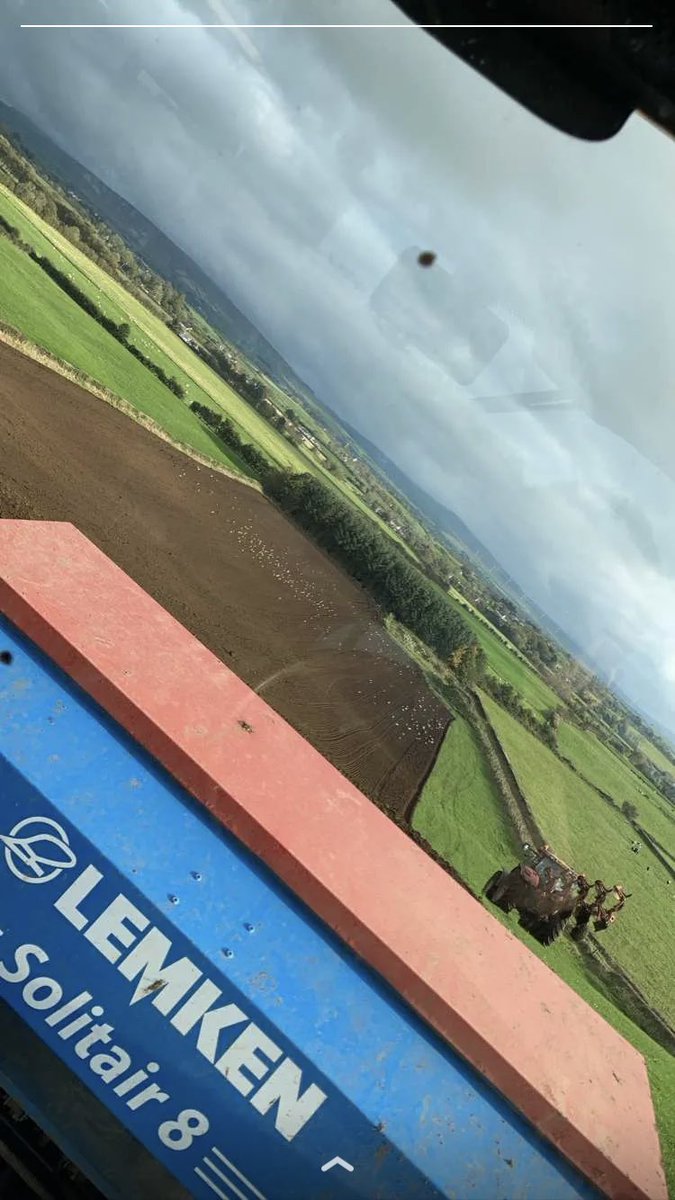 Calendar farming completed and winter crops in for the year. ✅ #tired