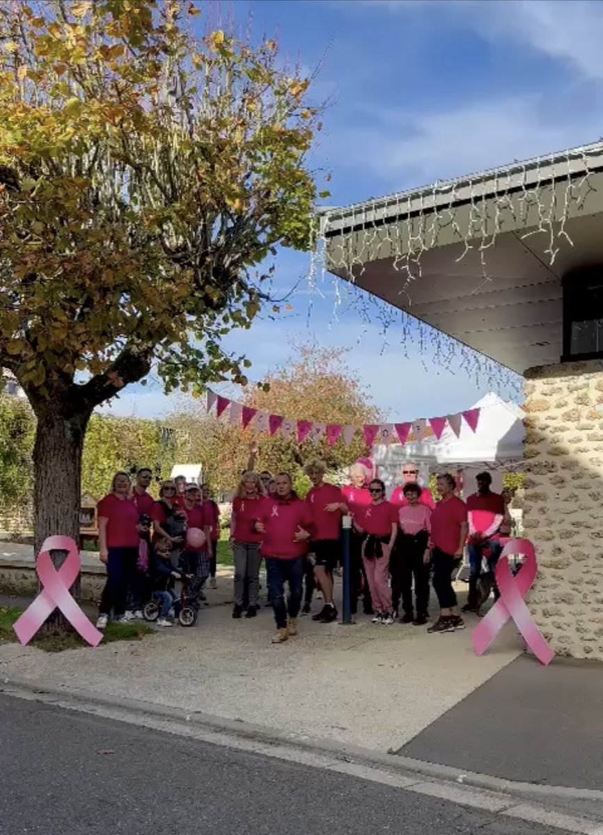 #Fièredemonvillage  #Fièredeseshabitants 
Belle mobilisation pour notre première participation #OctobreRose2022 : Braderie,  Défi Marque-pages, Marche, Boissons roses en pot de clôture. Au bilan : 35 marcheurs, plus de 20 marque-pages, et 335€ collectés pour l’Institut Curie 👏